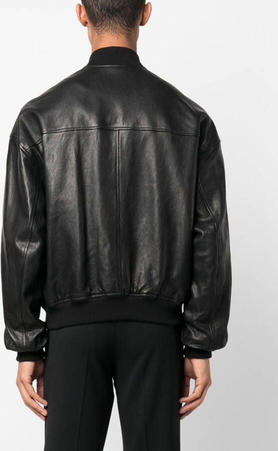 Dolce & Gabbana Bomberjack met logopatch Zwart