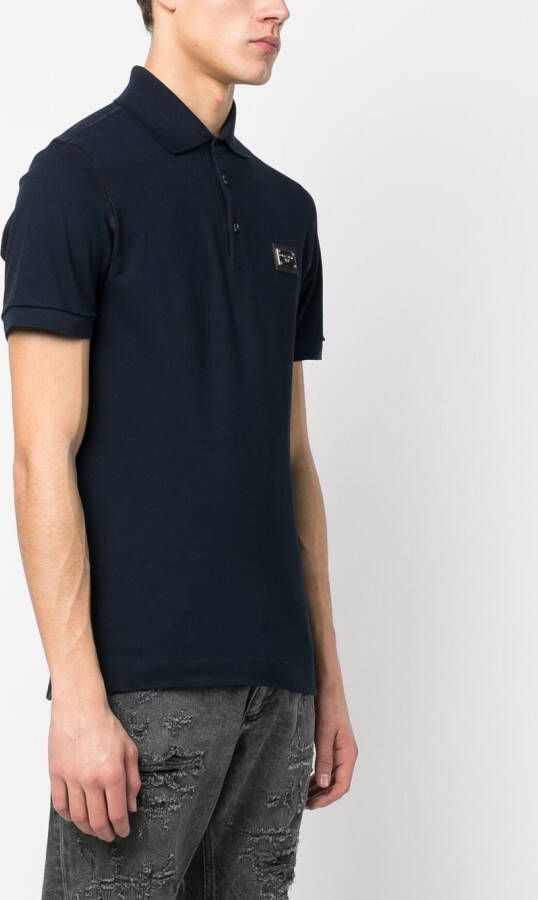 Dolce & Gabbana Piqué poloshirt Blauw