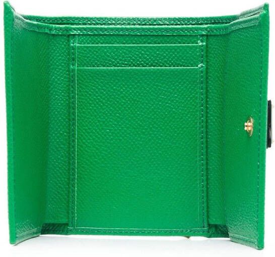Dolce & Gabbana Portemonnee met logoplakkaat Groen