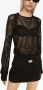 Dolce & Gabbana logo-plaque high-waisted miniskirt Zwart - Thumbnail 5