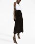 Dolce & Gabbana logo-plaque high-waisted skirt Zwart - Thumbnail 2
