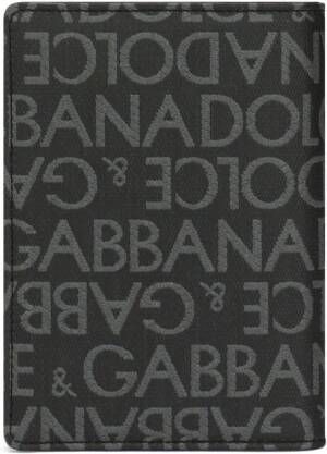 Dolce & Gabbana Pasjeshouder met logoplakkaat Zwart