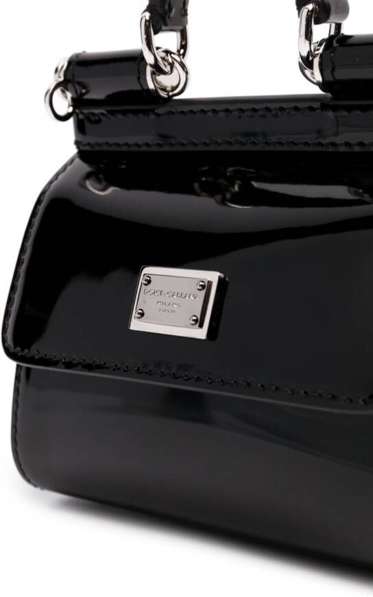 Dolce & Gabbana Tas met logoplakkaat Zwart