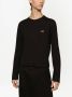 Dolce & Gabbana T-shirt met lange mouwen en logo label Zwart - Thumbnail 5