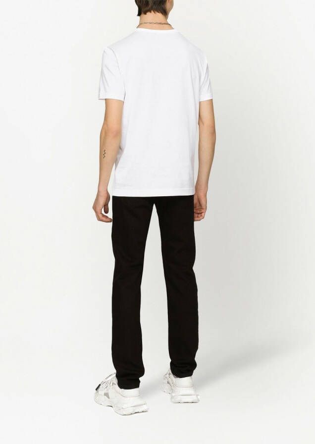 Dolce & Gabbana T-shirt met logo Wit