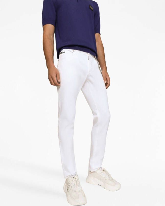 Dolce & Gabbana Slim-fit jeans Wit