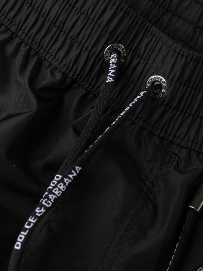 Dolce & Gabbana Zwembroek met logoplakkaat Zwart