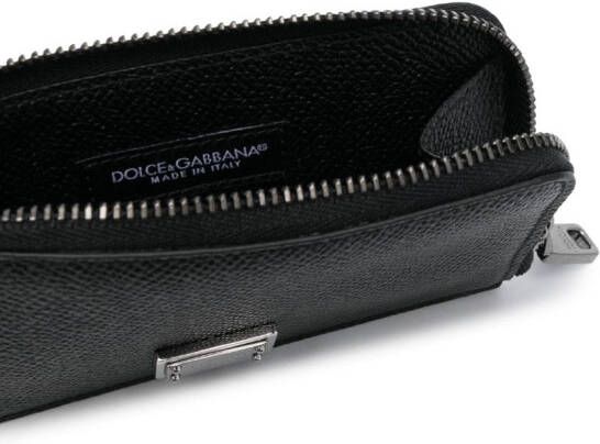 Dolce & Gabbana Portemonnee met logoplakkaat Zwart