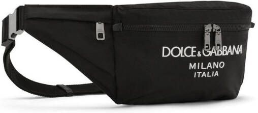 Dolce & Gabbana Heuptas met logolabel Zwart