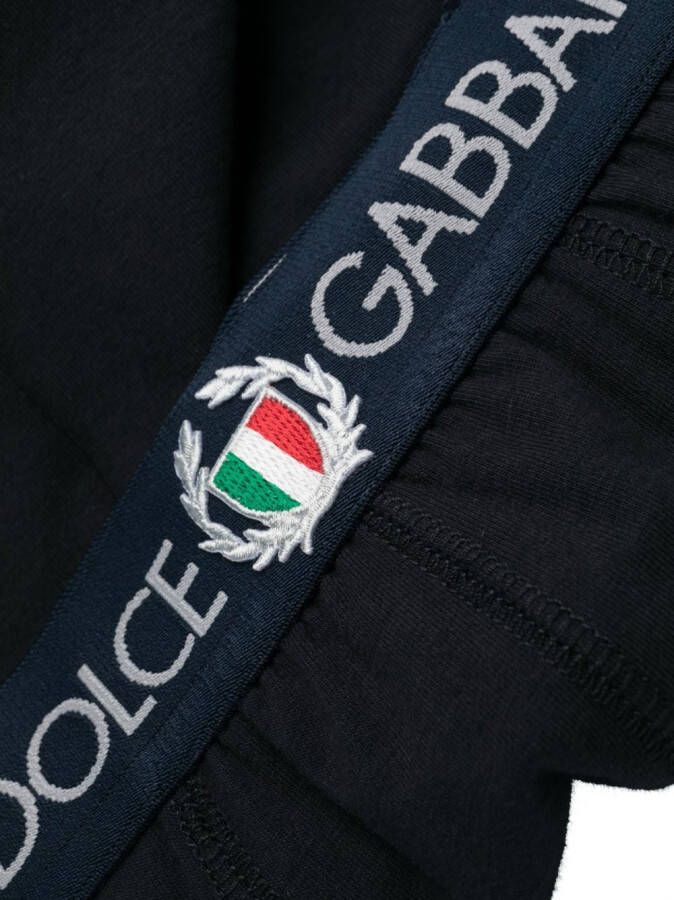 Dolce & Gabbana Boxershorts met logoprint Blauw