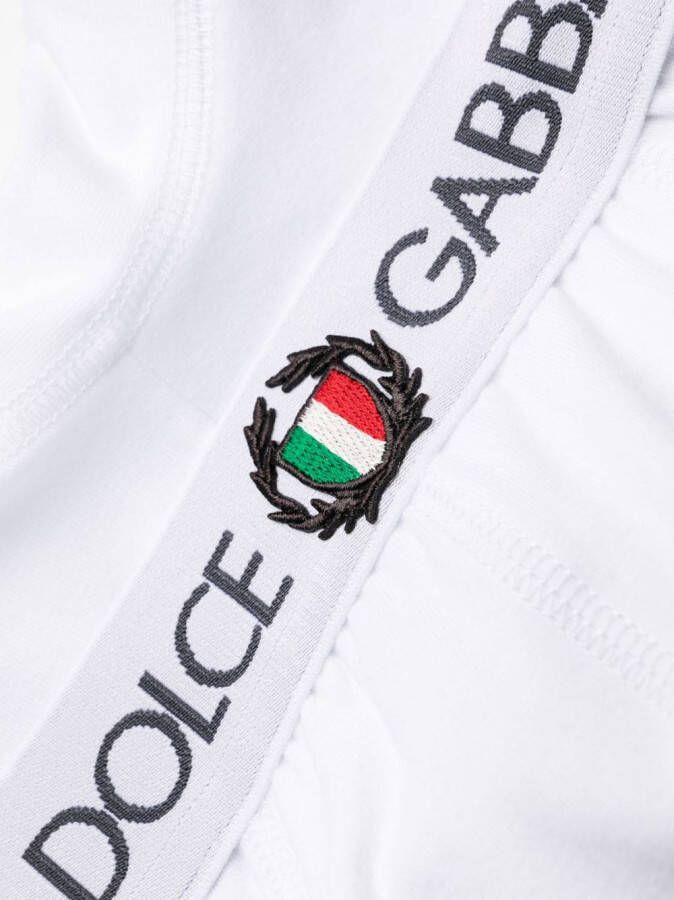 Dolce & Gabbana Boxershorts met logoprint Wit