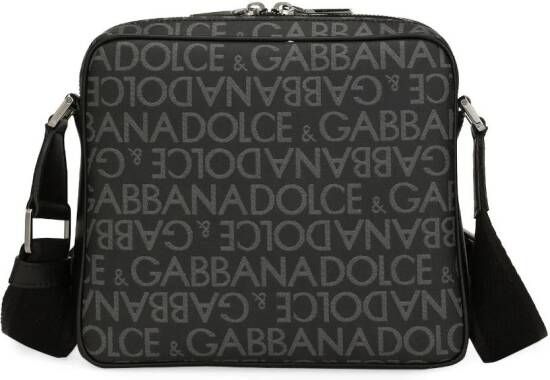 Dolce & Gabbana Crossbodytas met jacquard Grijs