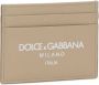 Dolce & Gabbana Pasjeshouder met logoprint Beige - Thumbnail 3