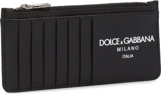 Dolce & Gabbana Portemonnee met logoprint Zwart