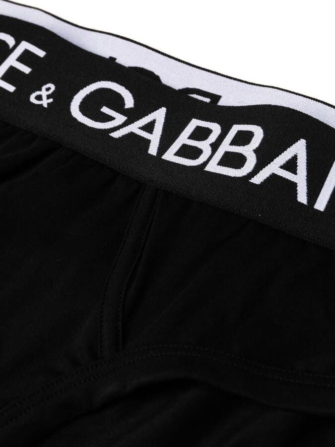 Dolce & Gabbana Boxershorts met logoprint Zwart