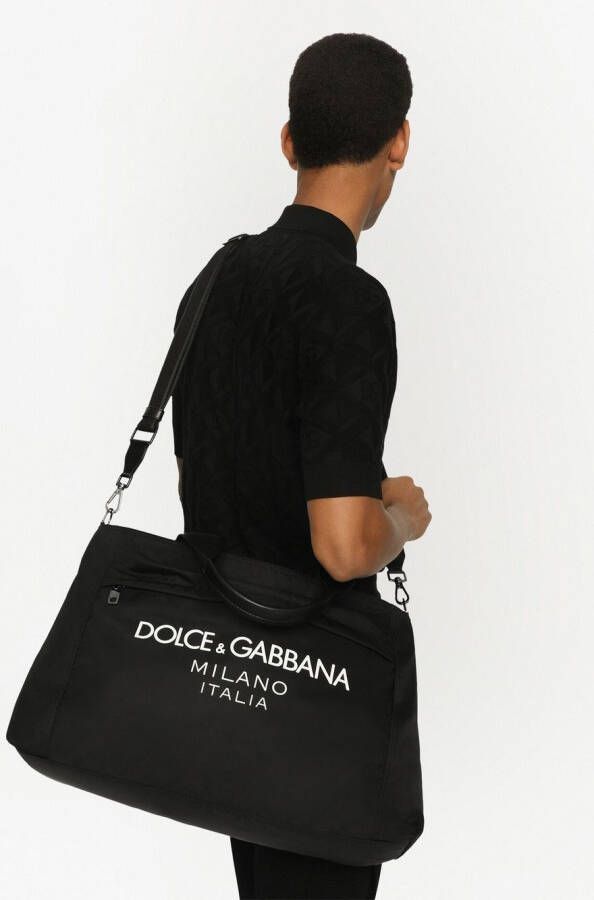 Dolce & Gabbana Reistas met logo Zwart