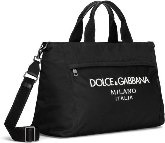 Dolce & Gabbana Reistas met logo Zwart