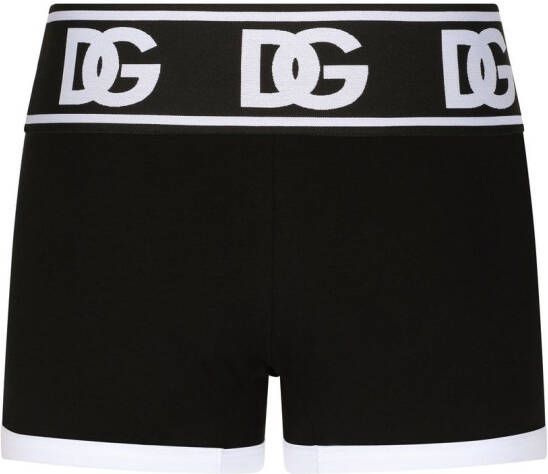 Dolce & Gabbana Boxershorts met DG-logo Zwart