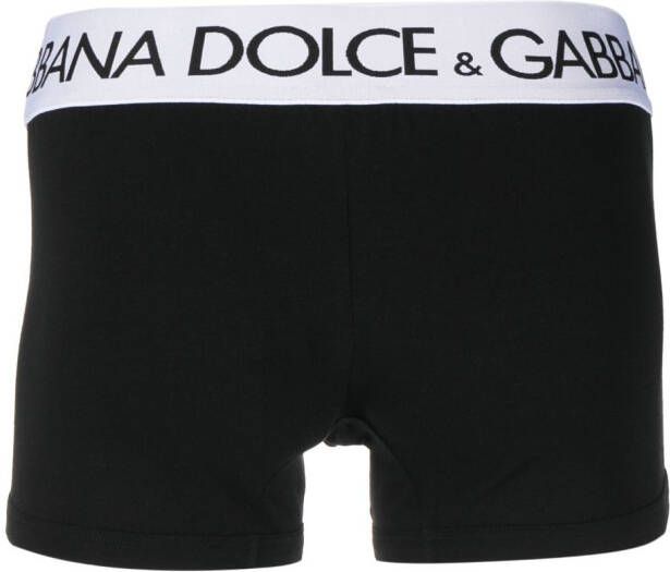 Dolce & Gabbana Boxershorts met logoband Zwart