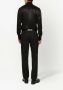 Dolce & Gabbana Button-down satijnen overhemd Zwart - Thumbnail 4
