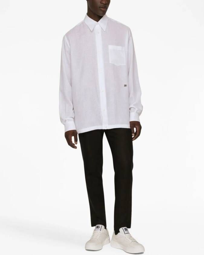 Dolce & Gabbana Overhemd met korte mouwen Wit