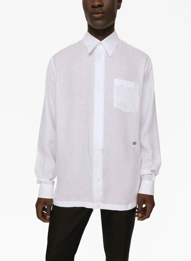 Dolce & Gabbana Overhemd met korte mouwen Wit
