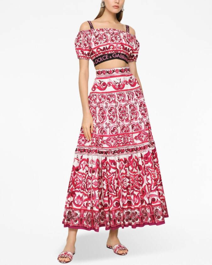 Dolce & Gabbana Cropped top Rood