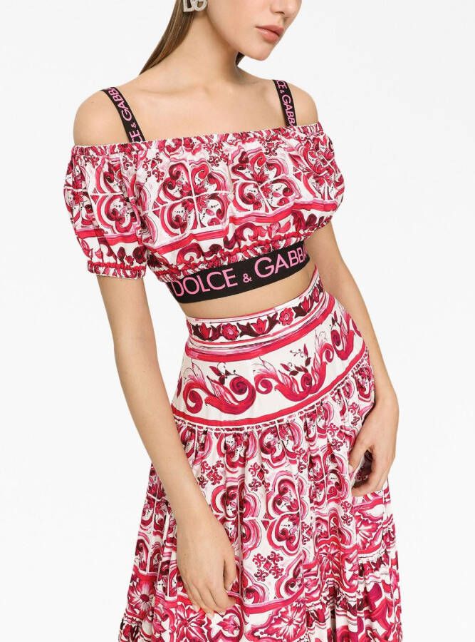 Dolce & Gabbana Cropped top Rood