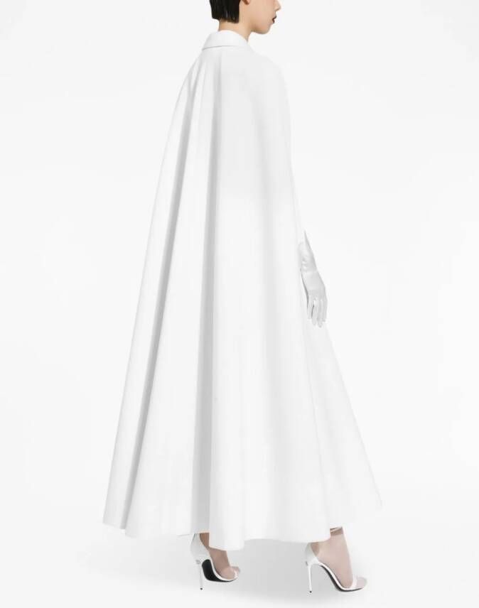 Dolce & Gabbana Mantel met dubbele rij knopen Wit
