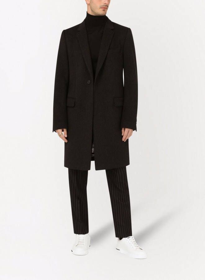Dolce & Gabbana Jas met enkele rij knopen Grijs