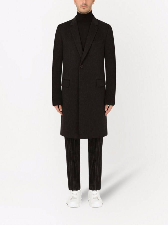 Dolce & Gabbana Jas met enkele rij knopen Grijs