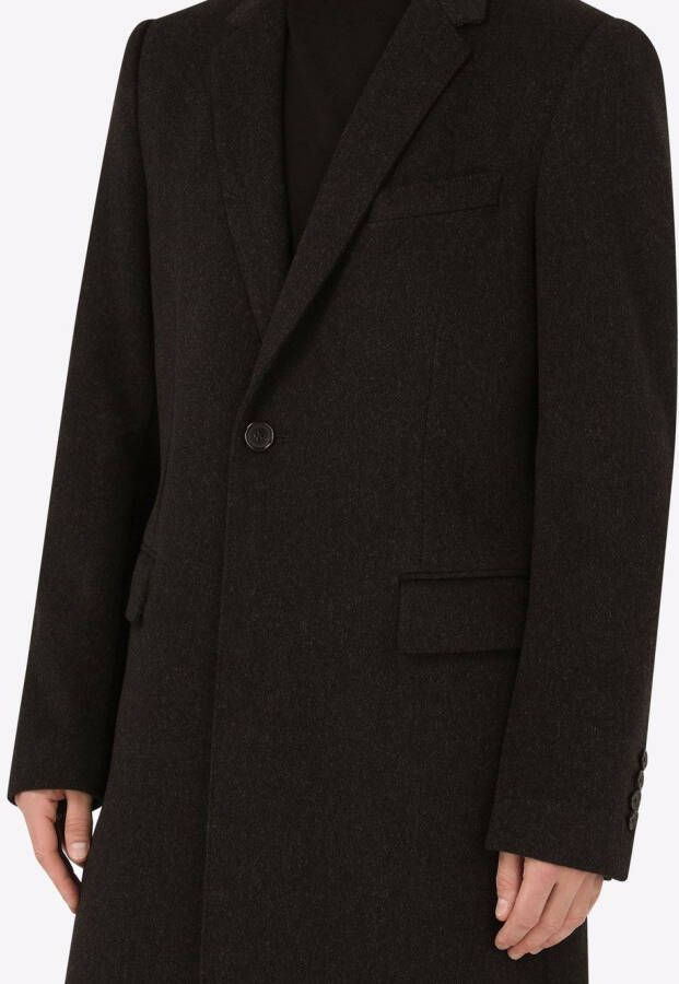Dolce & Gabbana Jas met enkele rij knopen Grijs