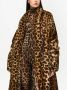 Dolce & Gabbana KIM DOLCE &GABBANA jas van imitatiebont met luipaardprint Bruin - Thumbnail 5