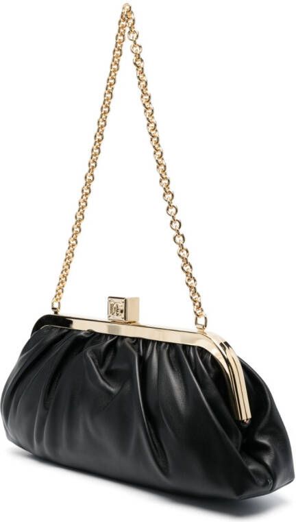 Dolce & Gabbana Maria schoudertas met ruche Zwart