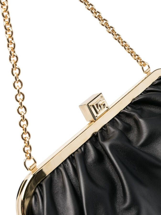 Dolce & Gabbana Maria schoudertas met ruche Zwart