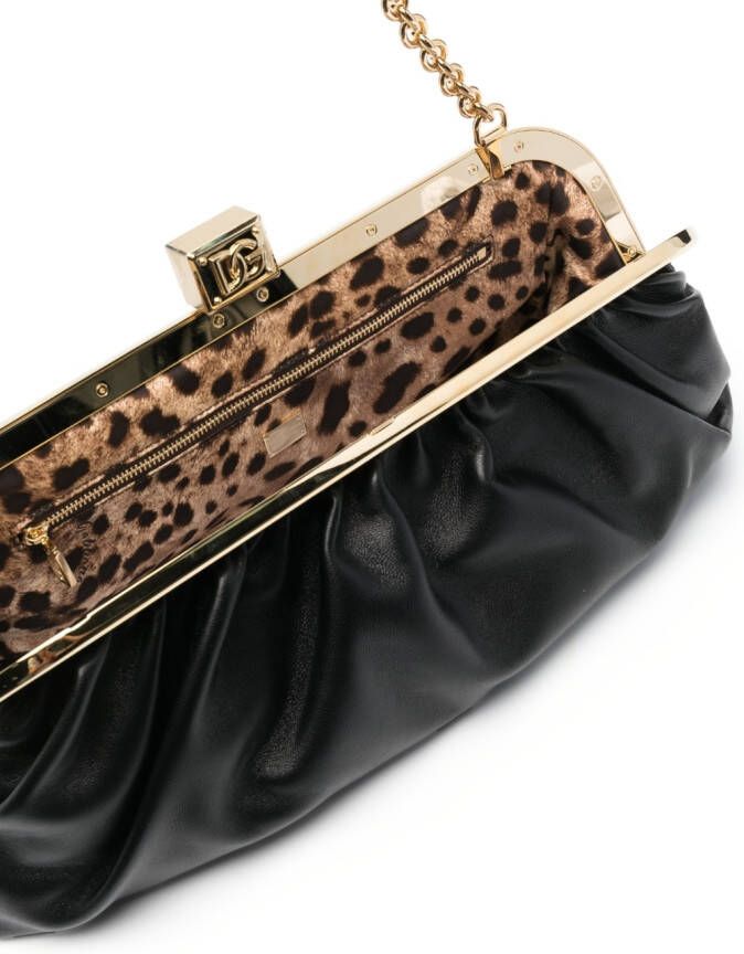 Dolce & Gabbana Maria schoudertas met ruche Zwart