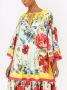 Dolce & Gabbana Popeline tuniek met print Blauw - Thumbnail 5
