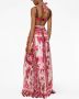 Dolce & Gabbana Maxi-jurk met halternek Rood - Thumbnail 3