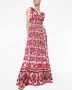 Dolce & Gabbana Popeline maxi-jurk met print Rood - Thumbnail 2