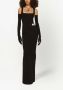 Dolce & Gabbana Maxi-jurk met glitter Zwart - Thumbnail 3