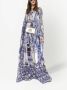 Dolce & Gabbana Maxi-jurk met print Blauw - Thumbnail 2