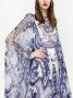 Dolce & Gabbana Maxi-jurk met print Blauw - Thumbnail 5