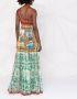 Dolce & Gabbana Maxi-jurk met print Groen - Thumbnail 4