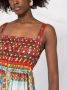 Dolce & Gabbana Maxi-jurk met print Groen - Thumbnail 5