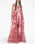Dolce & Gabbana Maxi-jurk met print Rood - Thumbnail 2