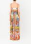 Dolce & Gabbana Chiffon maxi-jurk met print Rood - Thumbnail 4