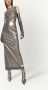 Dolce & Gabbana KIM DOLCE&GABBANA metallic maxi-jurk Grijs - Thumbnail 2