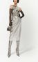 Dolce & Gabbana KIM DOLCE&GABBANA midi-jurk met afwerking Zilver - Thumbnail 2