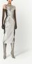 Dolce & Gabbana KIM DOLCE&GABBANA midi-jurk met afwerking Zilver - Thumbnail 3