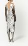 Dolce & Gabbana KIM DOLCE&GABBANA midi-jurk met afwerking Zilver - Thumbnail 4